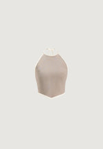 malena-contrast-velour-halter-top-beige