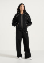 ollie-unisex-whipstitch-raglan-effect-zip-hoodie-black