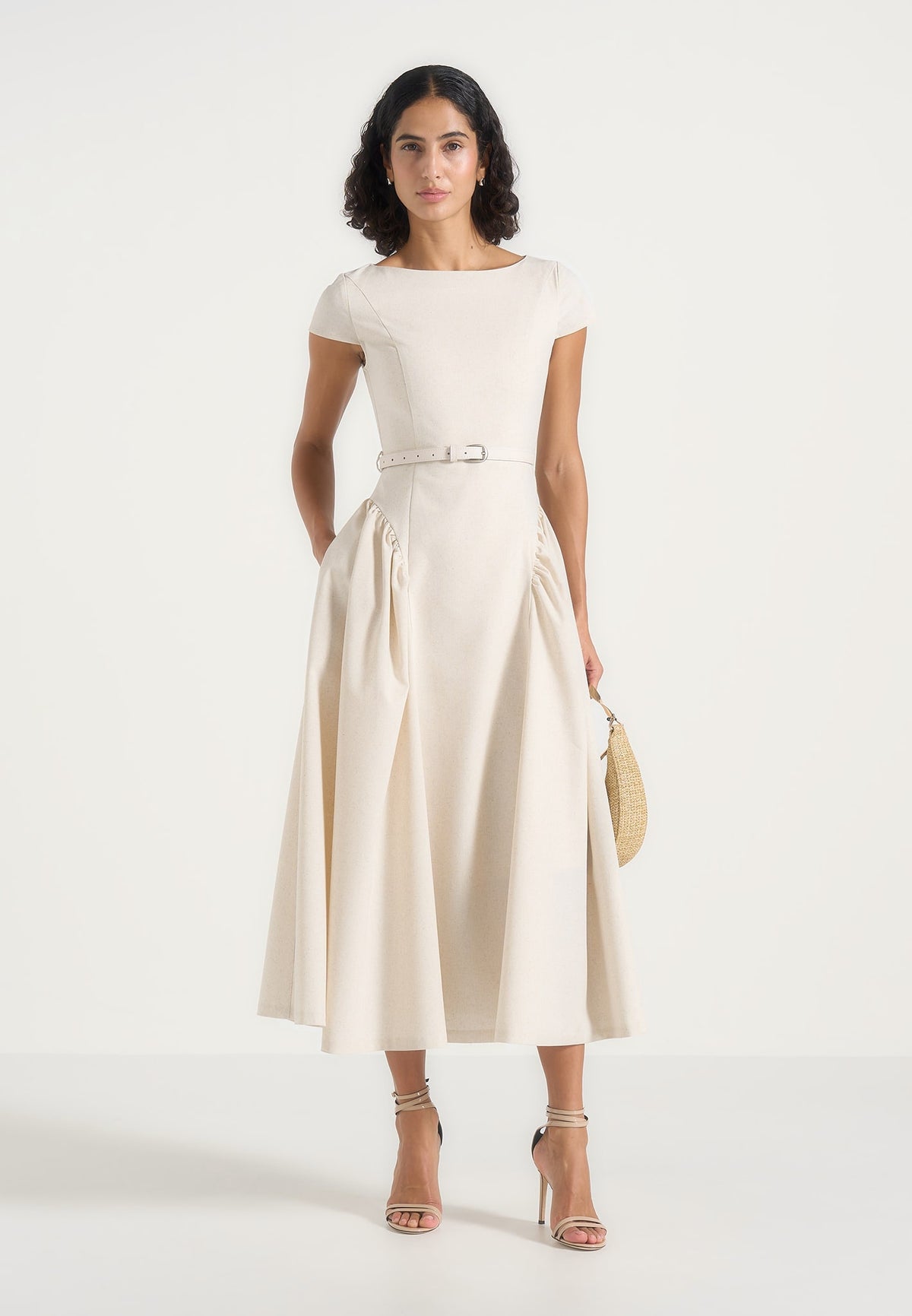 gaia-linen-boat-neck-belted-pleated-midi-dress-natural