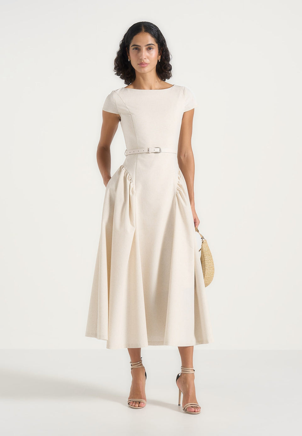 gaia-linen-boat-neck-belted-pleated-midi-dress-natural