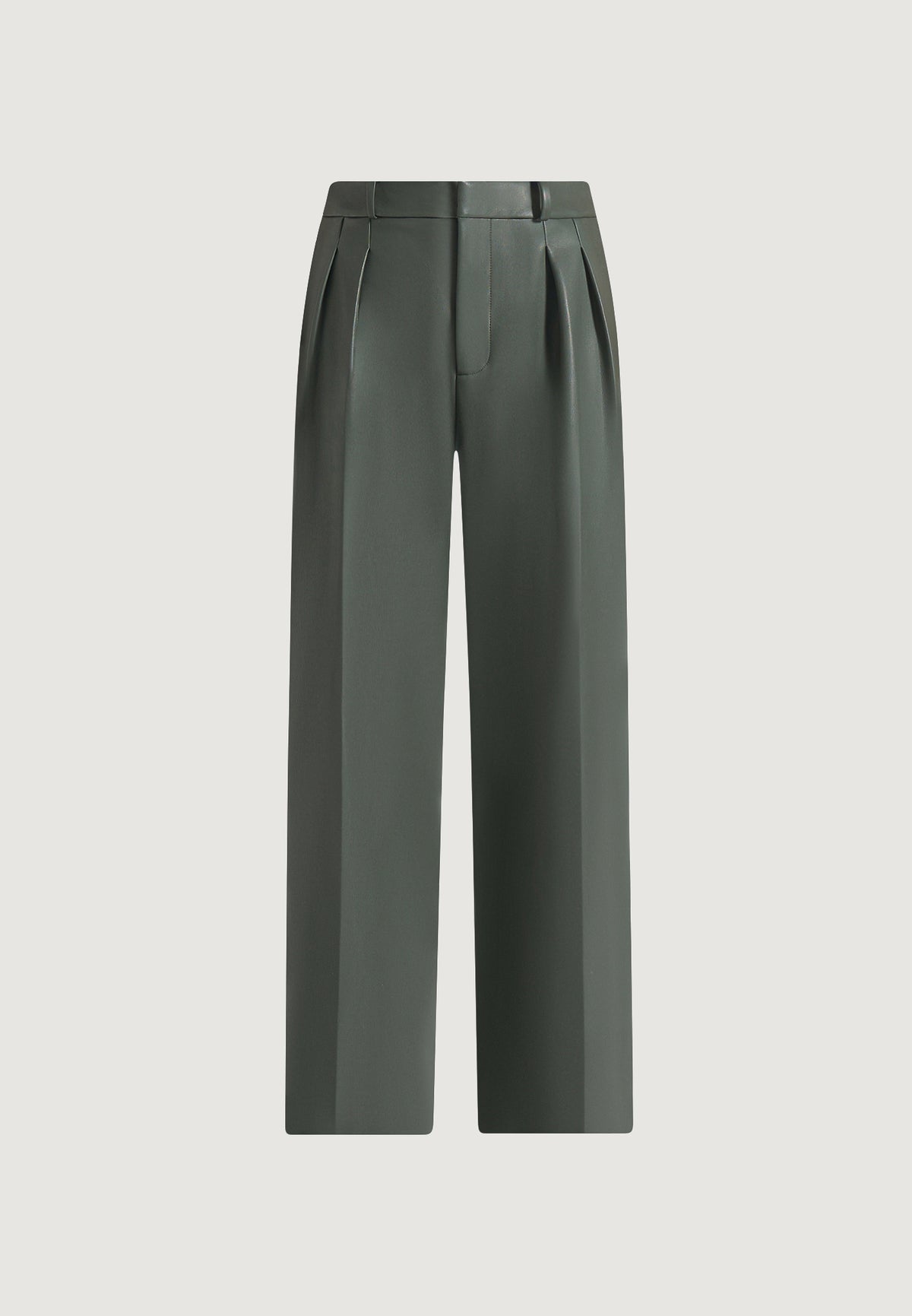 julie-leather-twin-pleat-trousers-olive