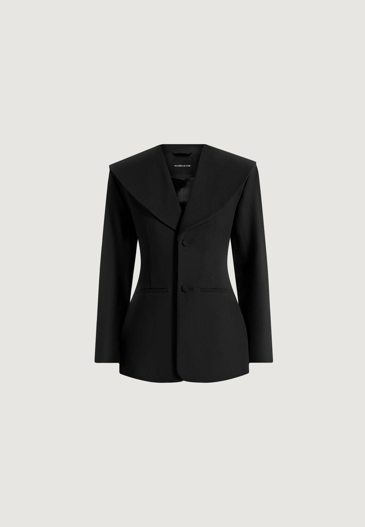 emy-shawl-hourglass-blazer-black