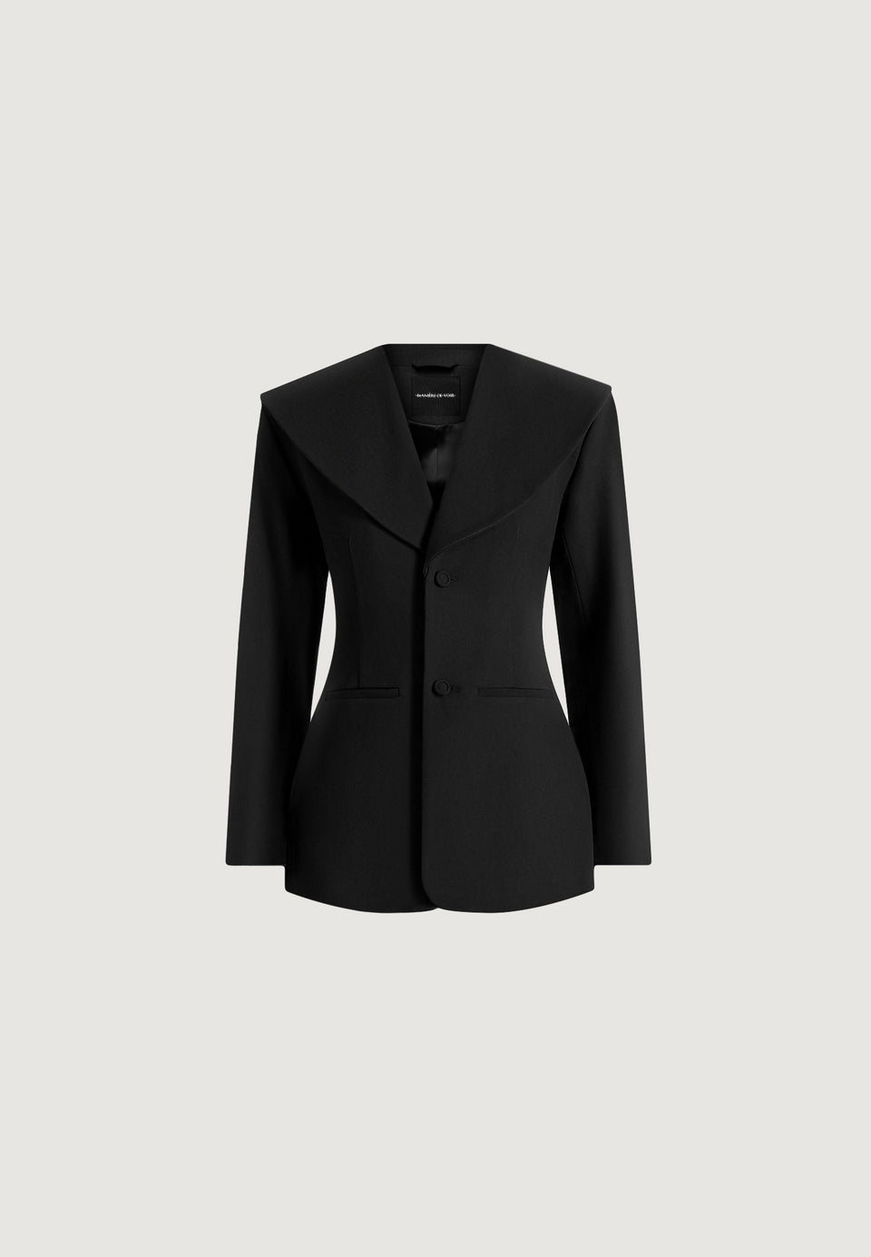 emy-shawl-hourglass-blazer-black