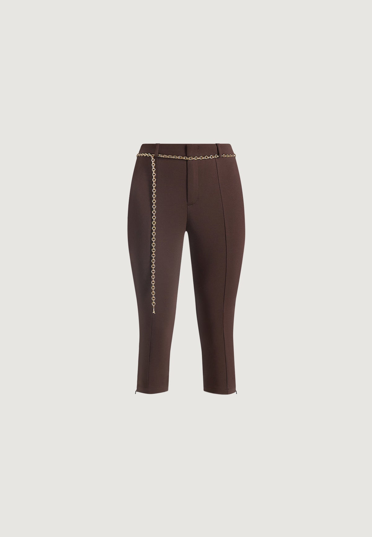 una-capri-leggings-with-chain-brown