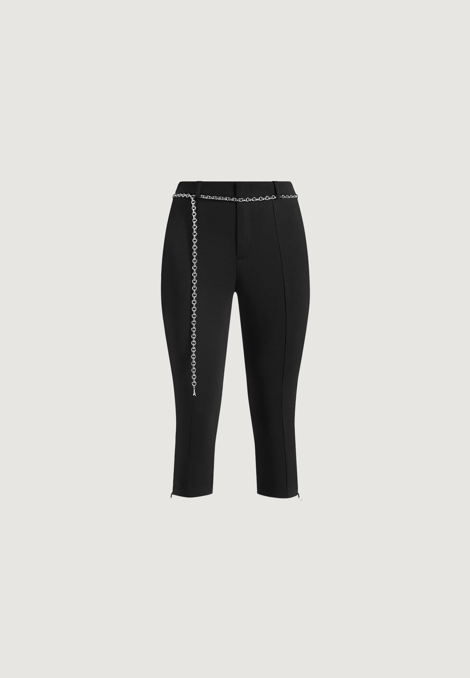 una-capri-leggings-with-chain-black