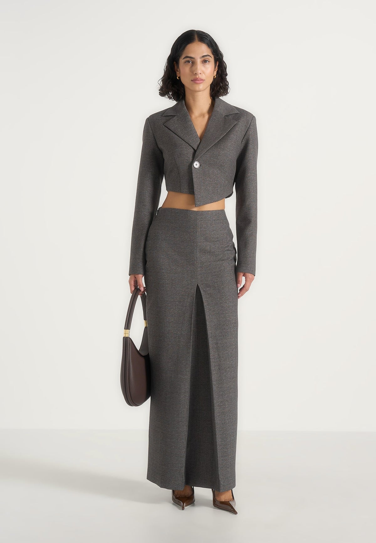 regine-tailored-box-pleat-maxi-skirt-marl-grey