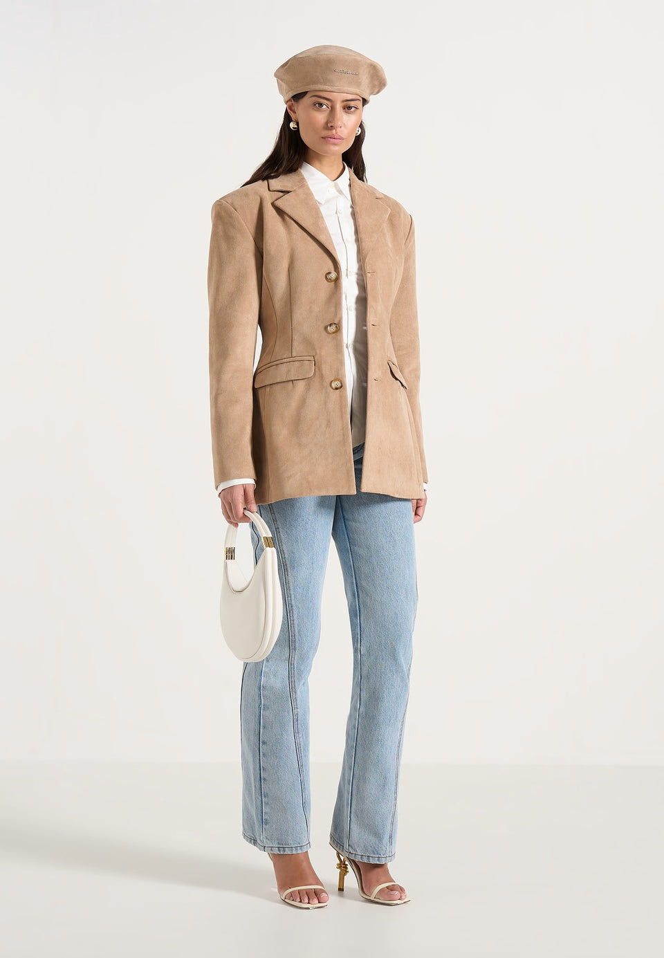 claire-suede-wide-shoulder-cinch-waist-blazer-beige