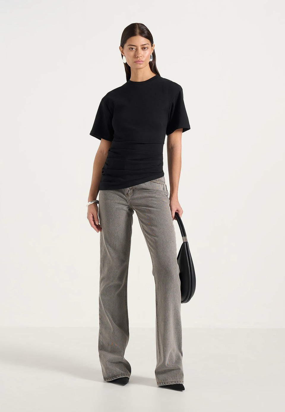 pauline-ruched-asymmetric-cotton-t-shirt-black