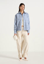 blake-unisex-whipstitch-check-shirt-blue
