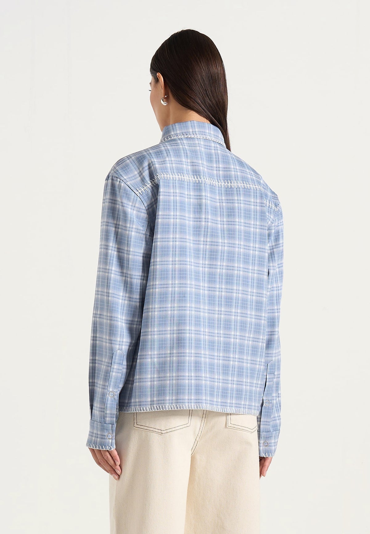 blake-unisex-whipstitch-check-shirt-blue