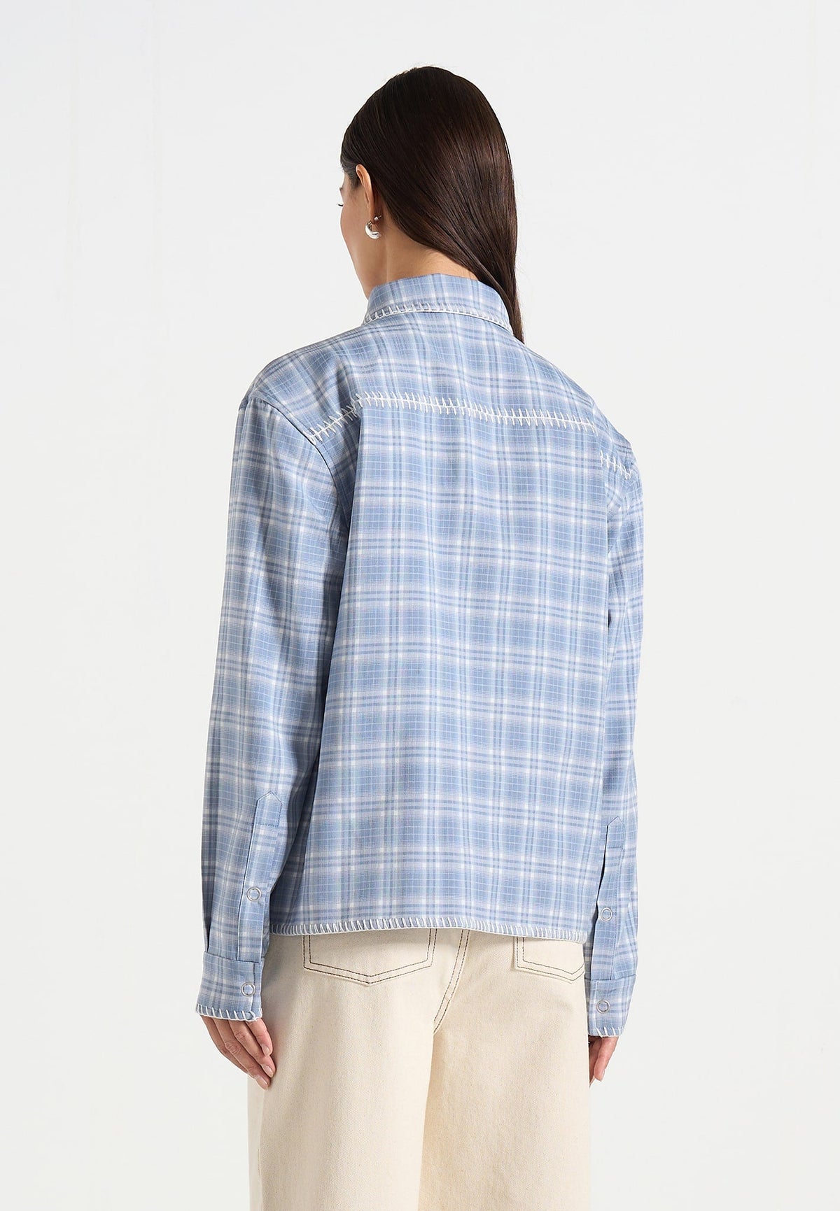 blake-unisex-whipstitch-check-shirt-blue