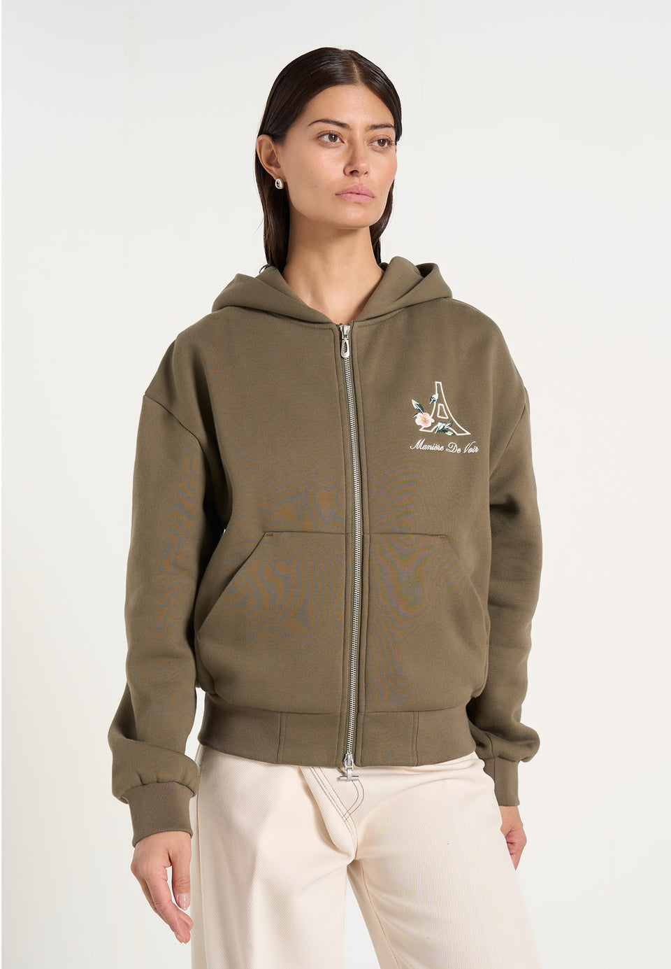 js009-unisex-floral-eiffel-zip-hoodie-olive