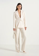 yuna-plunge-tailored-blazer-with-belt-off-white
