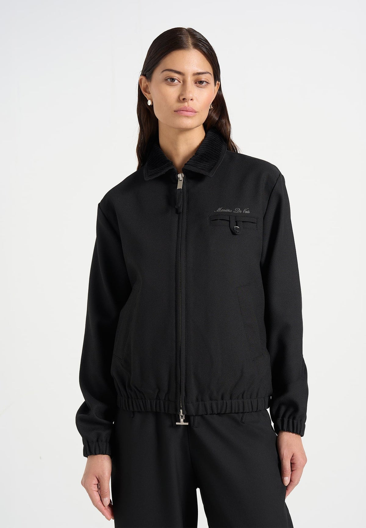 kilian-unisex-twill-signature-jacket-black