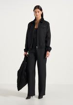 kilian-unisex-twill-signature-jacket-black
