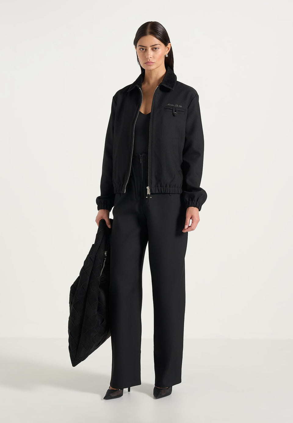 kilian-unisex-twill-signature-jacket-black