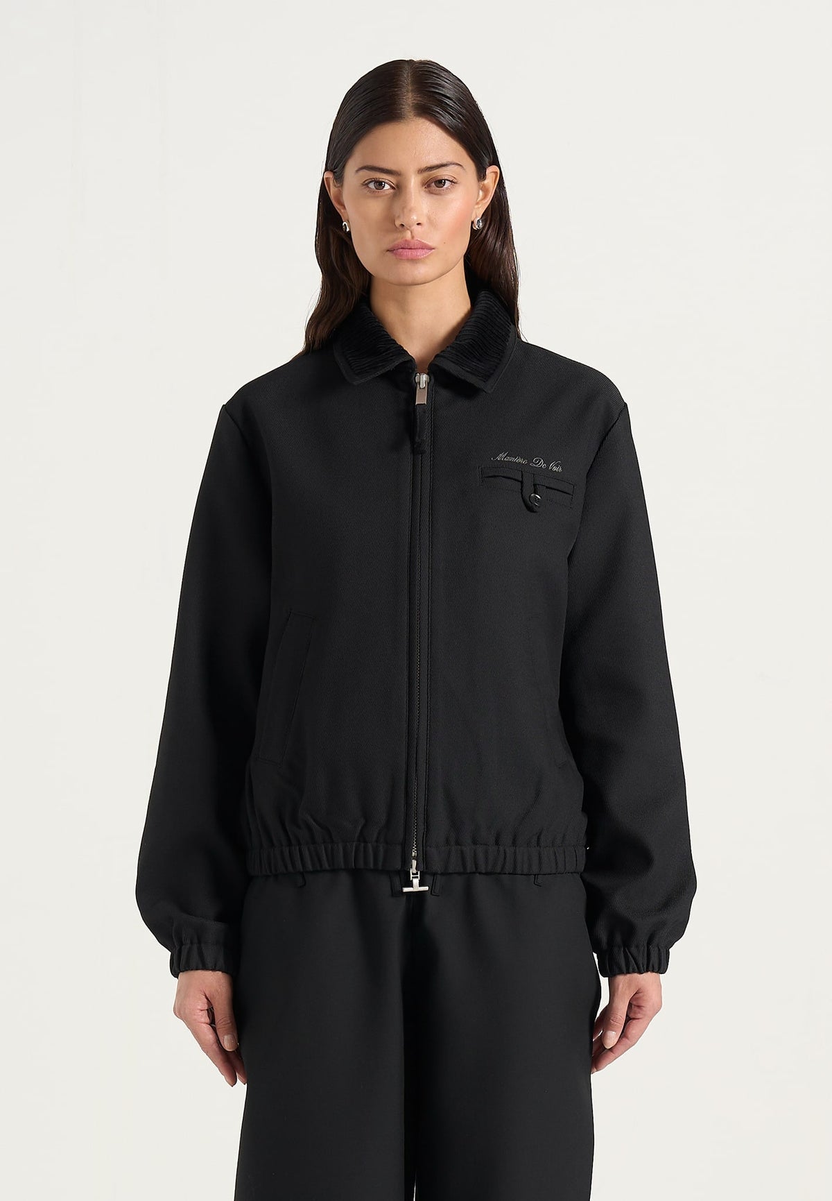 kilian-unisex-twill-signature-jacket-black