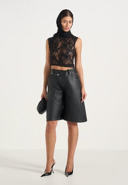 hazel-leather-wrapover-bermuda-shorts-black