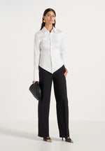 sonia-satin-cinch-shirt-white