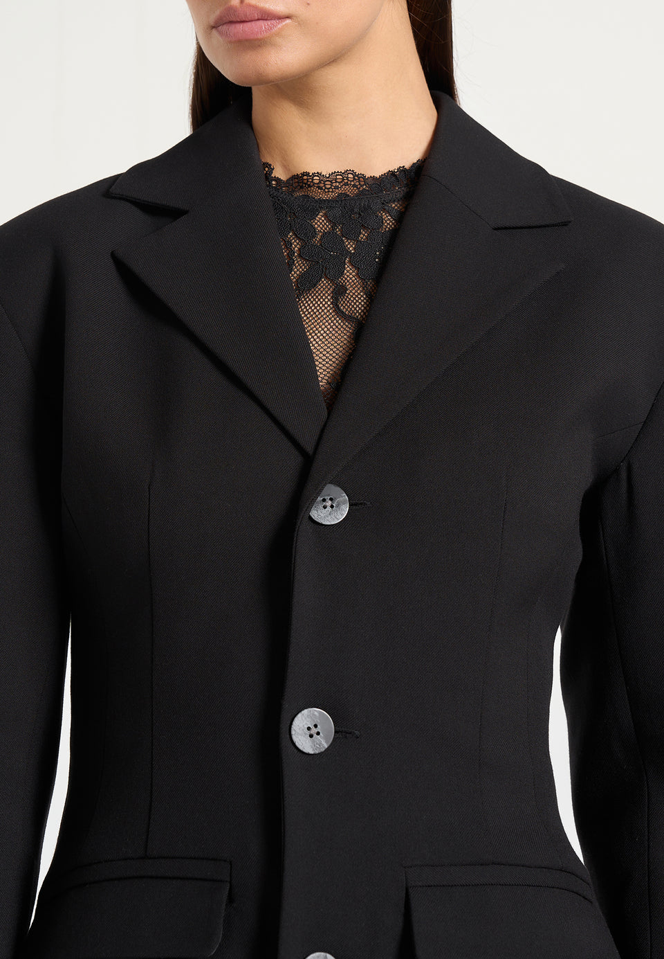 claire-wide-shoulder-cinch-waist-blazer-black