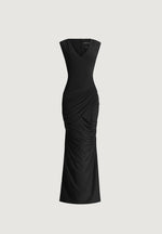brigitte-v-neck-drape-maxi-dress