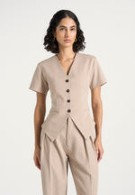 linda-contour-peplum-blazer-taupe