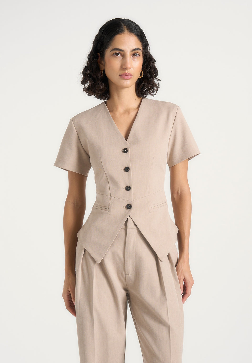 linda-contour-peplum-blazer-taupe