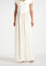 sia-off-shoulder-pleated-maxi-dress-white