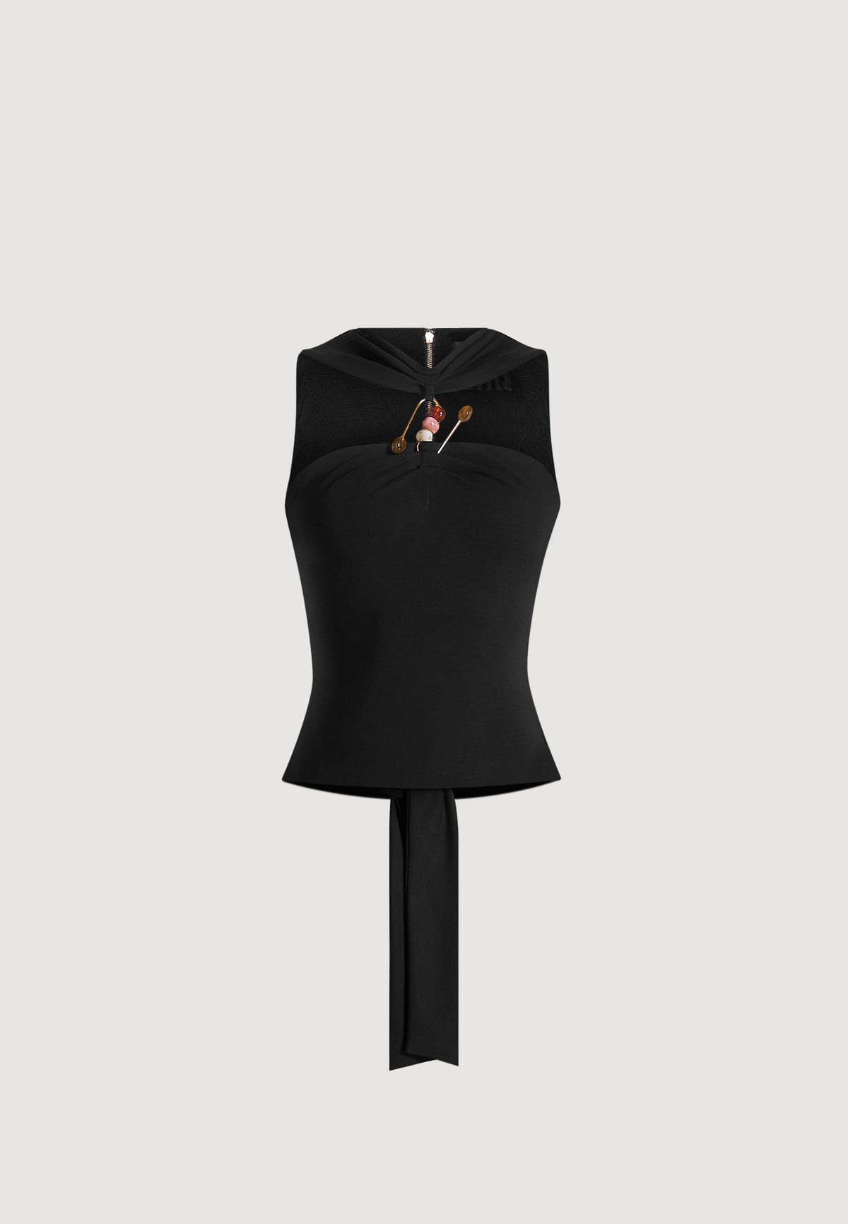 cecile-hardware-halter-top-black