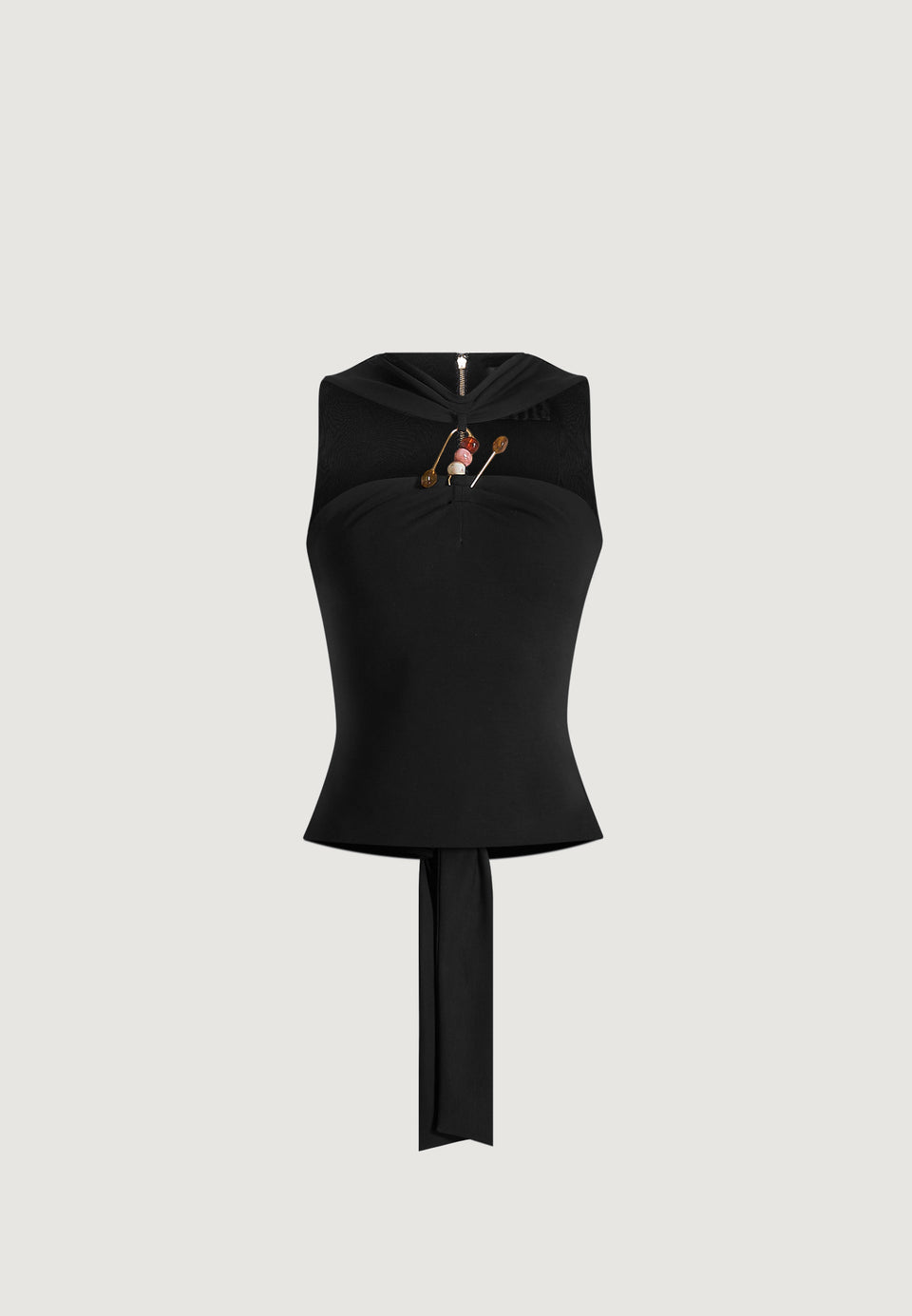 cecile-hardware-halter-top-black