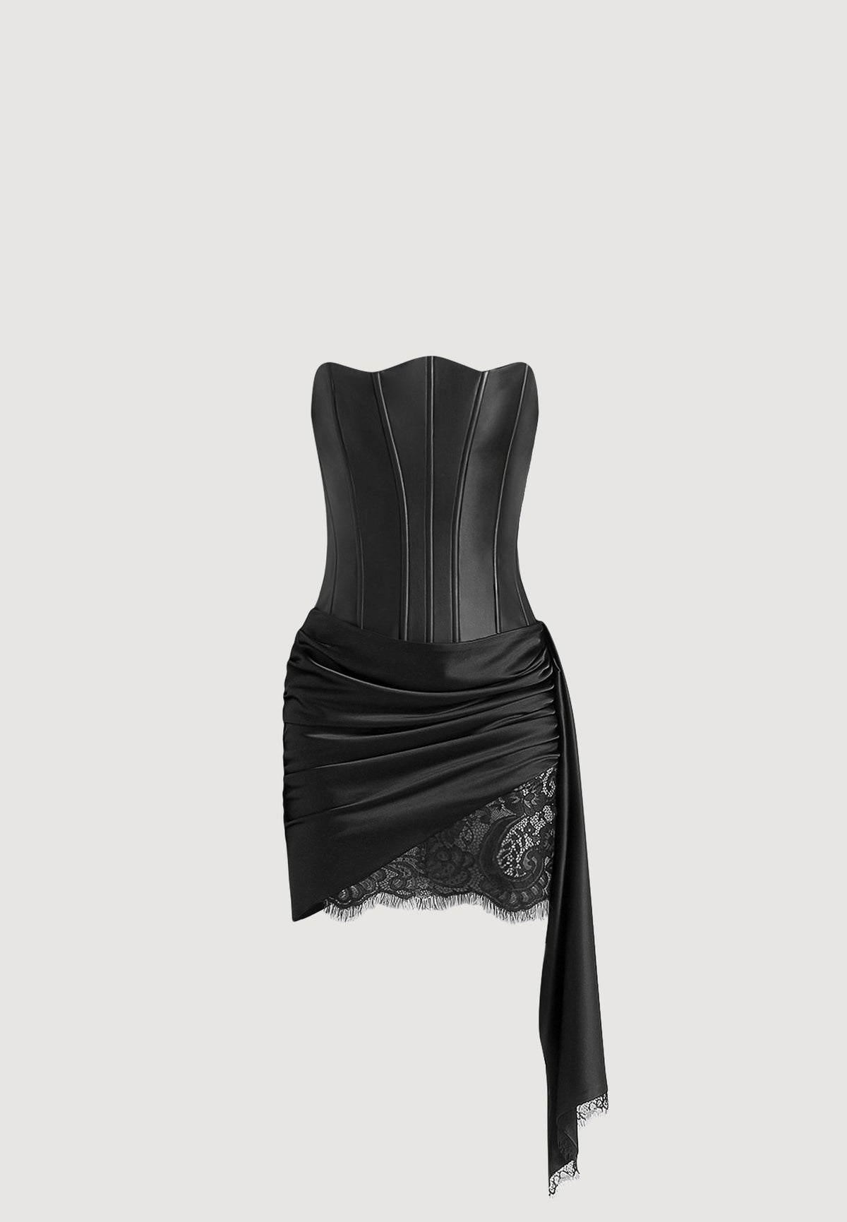 valeska-corset-with-drape-mini-dress-black