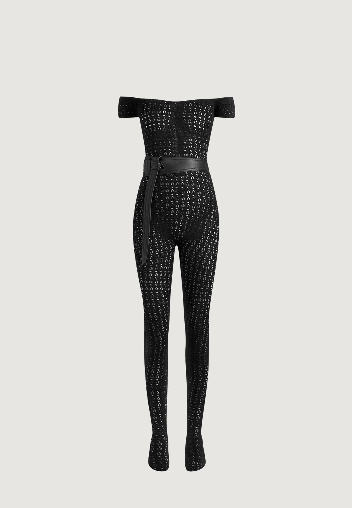 pointelle-knit-off-the-shoulder-jumpsuit-with-belt-black