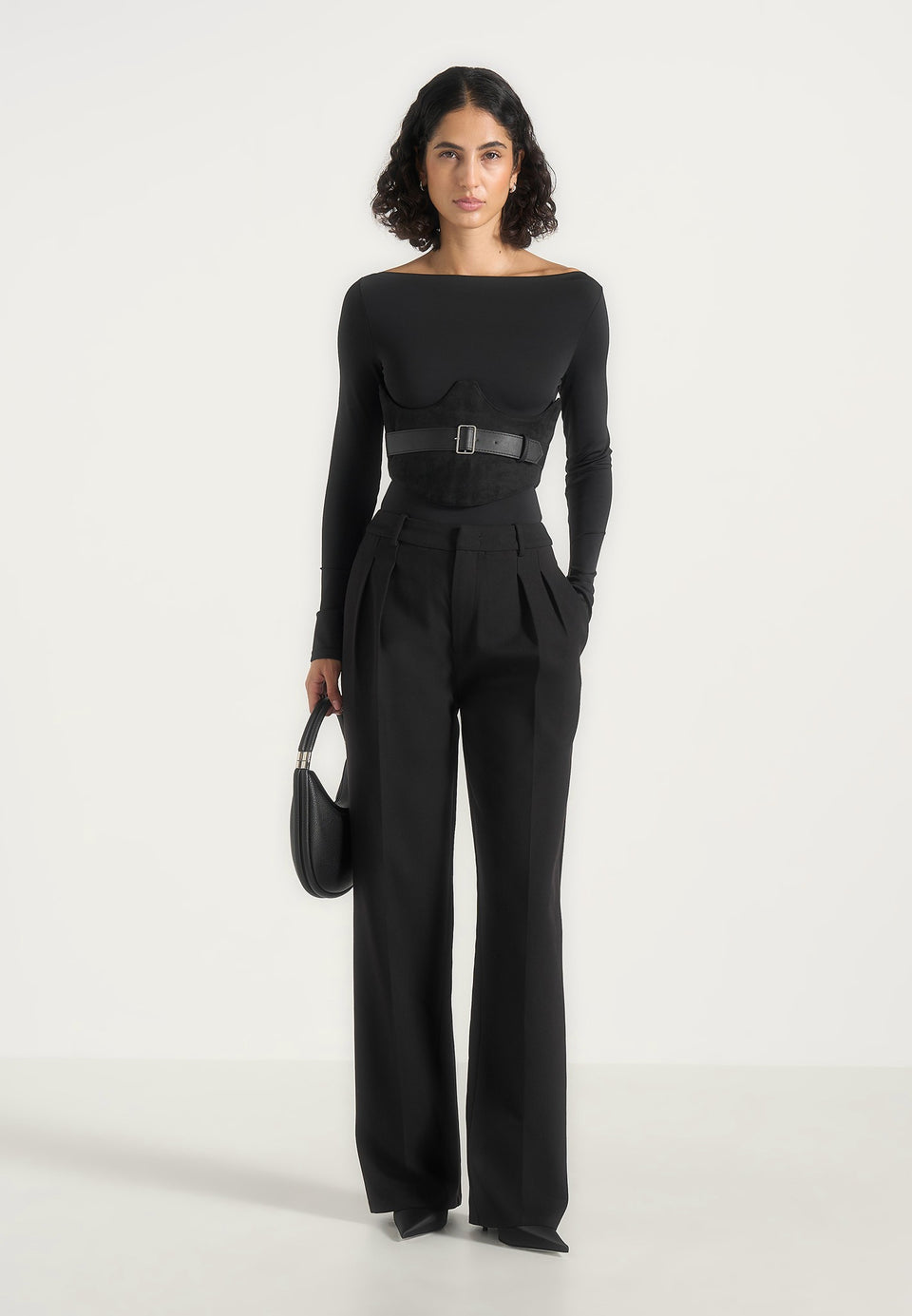 suede-leather-corset-belt-black