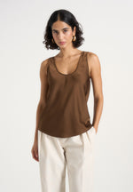 mathilda-satin-scoop-neck-open-back-tank-top-brown