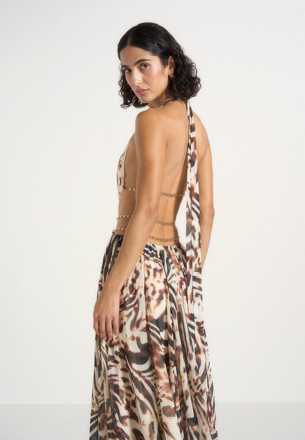 june-chain-belt-cut-out-georgette-halter-maxi-dress-animal
