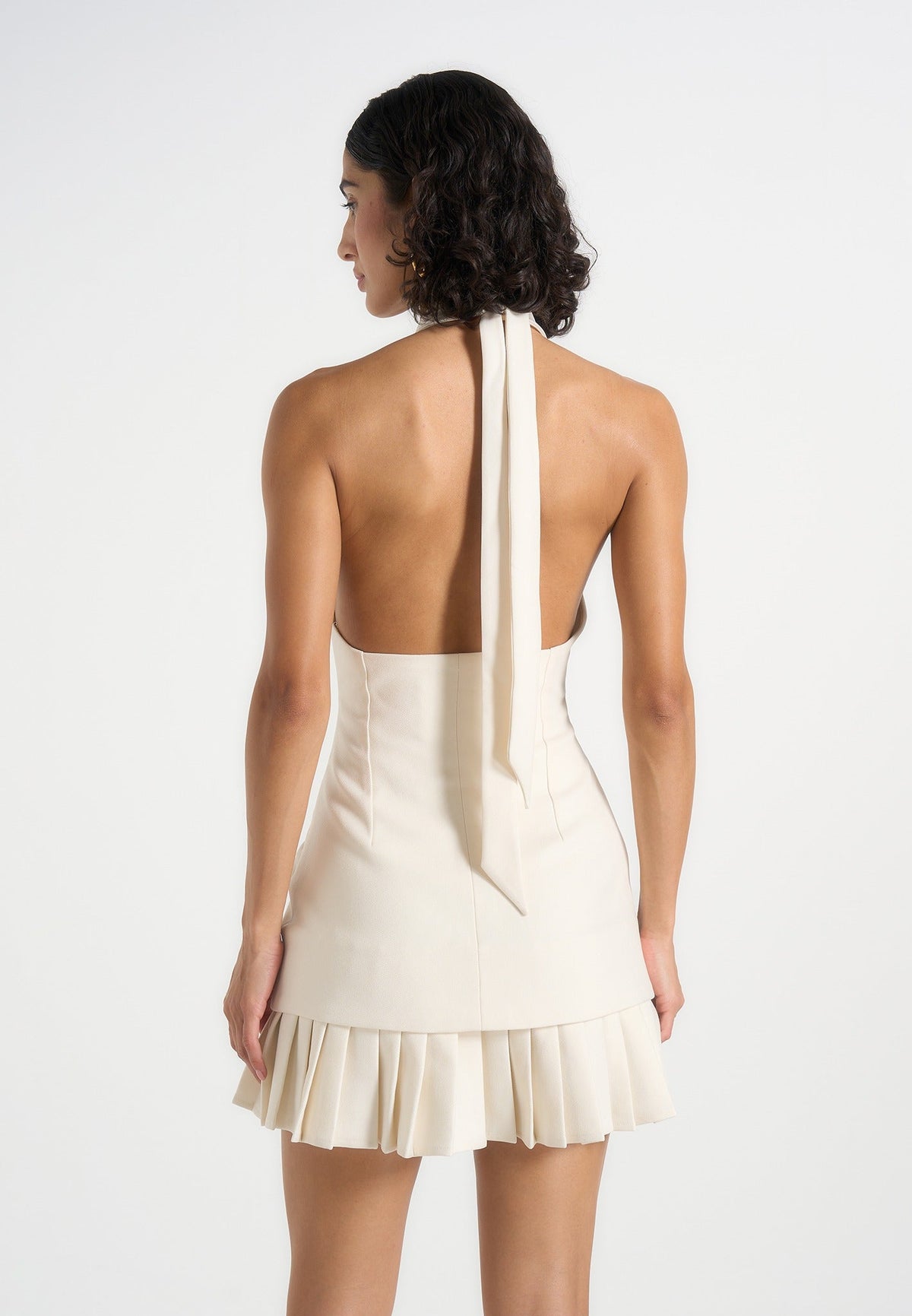 jasmine-halter-pleated-mini-dress-cream