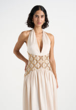 ava-halter-embellished-corset-gathered-maxi-dress-cream