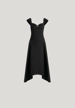 faith-cap-sleeve-corset-cotton-midi-dress-black