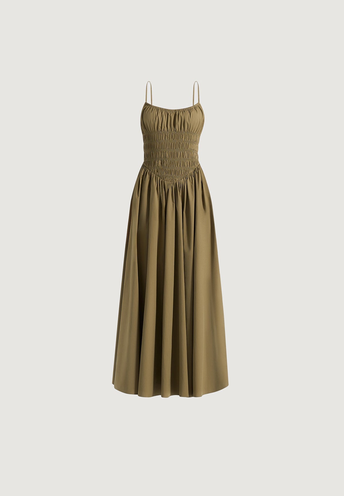 elva-smocked-waist-cotton-maxi-dress-khaki