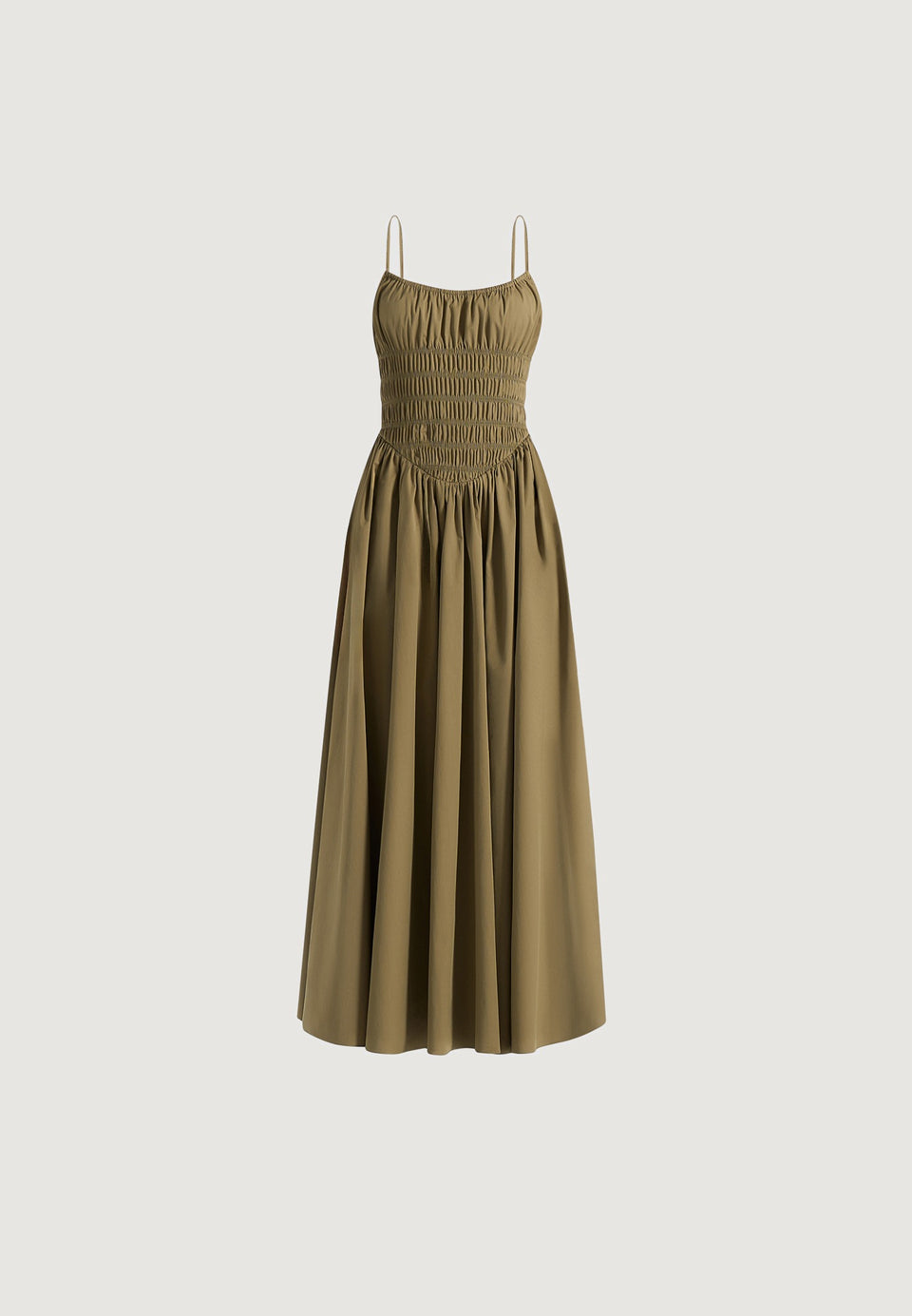 elva-smocked-waist-cotton-maxi-dress-khaki