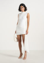 anouk-cap-sleeve-ring-detail-drape-mini-dress-white