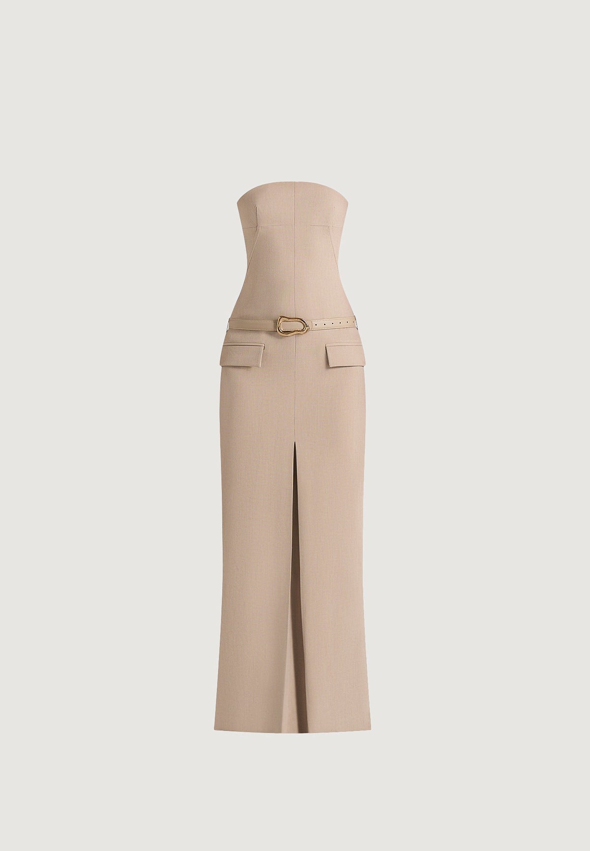 tabitha-tailored-bandeau-belted-maxi-dress-beige