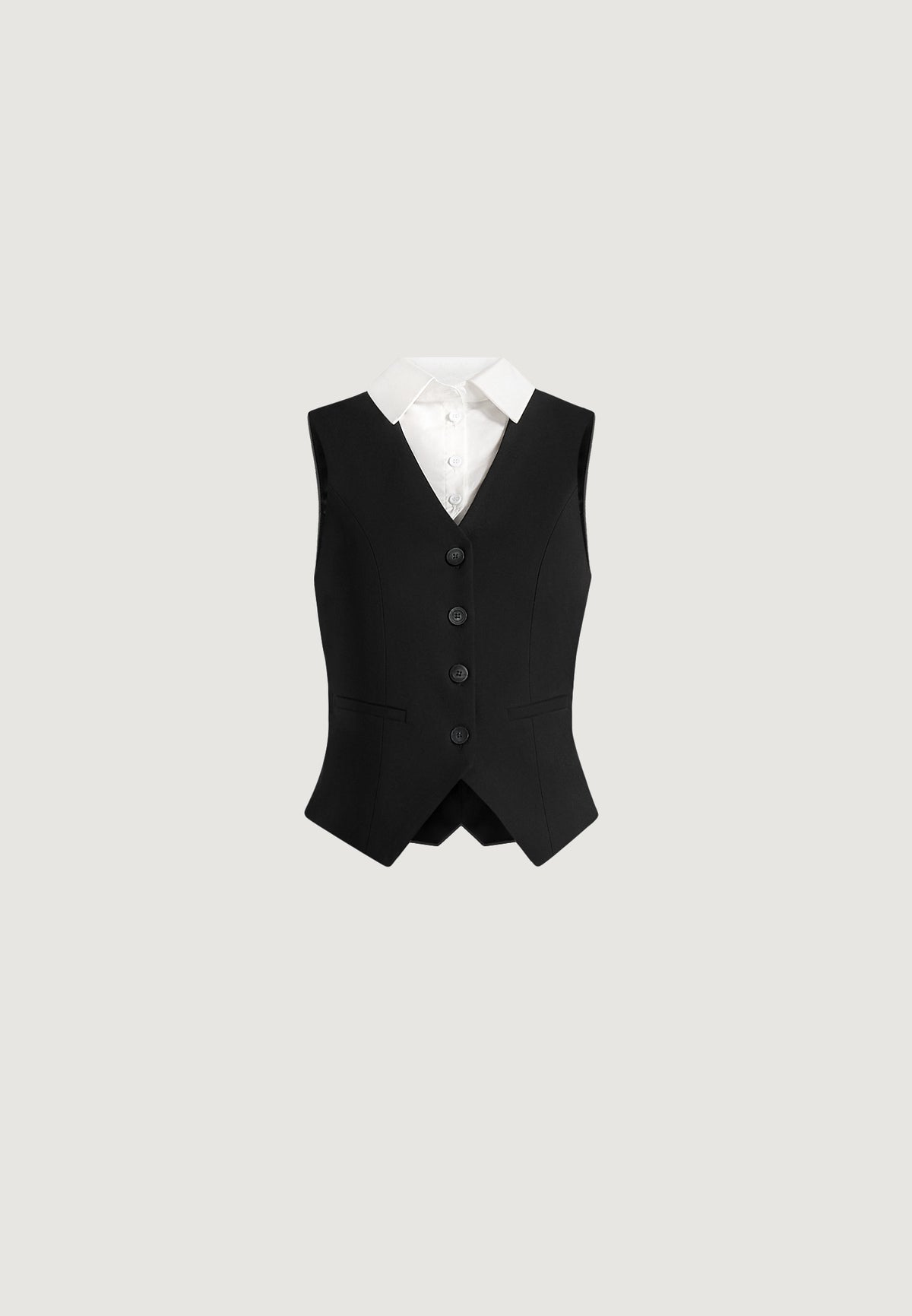 irene-collar-detail-cinched-waistcoat-black-white
