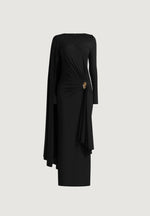 edena-asym-ruched-draped-maxi-dress-black