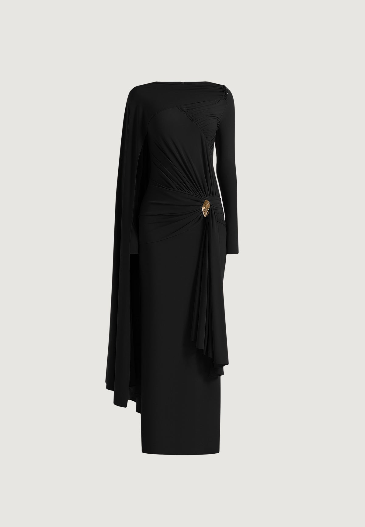 edena-asym-ruched-draped-maxi-dress-black