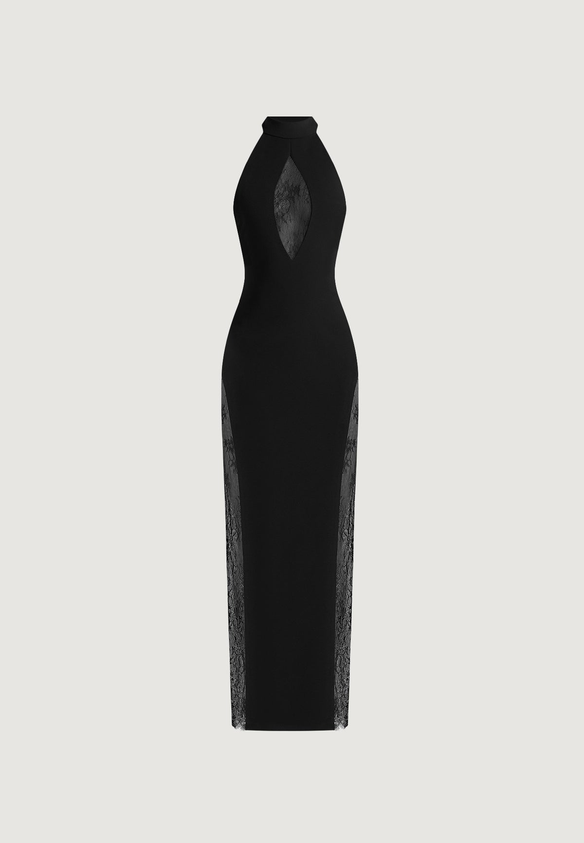 jessica-contour-lace-halter-drape-neck-maxi-dress-black