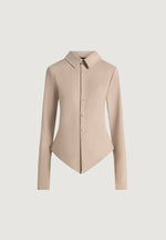 sonia-tailored-cinch-shirt-beige