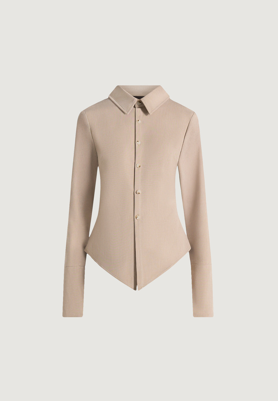sonia-tailored-cinch-shirt-beige