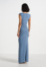 brigitte-v-neck-drape-maxi-dress-blue
