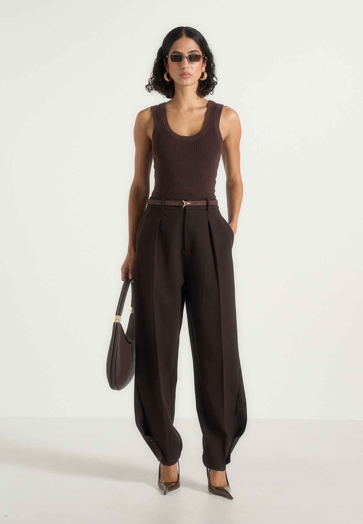 sophie-twist-leg-tailored-trousers-brown